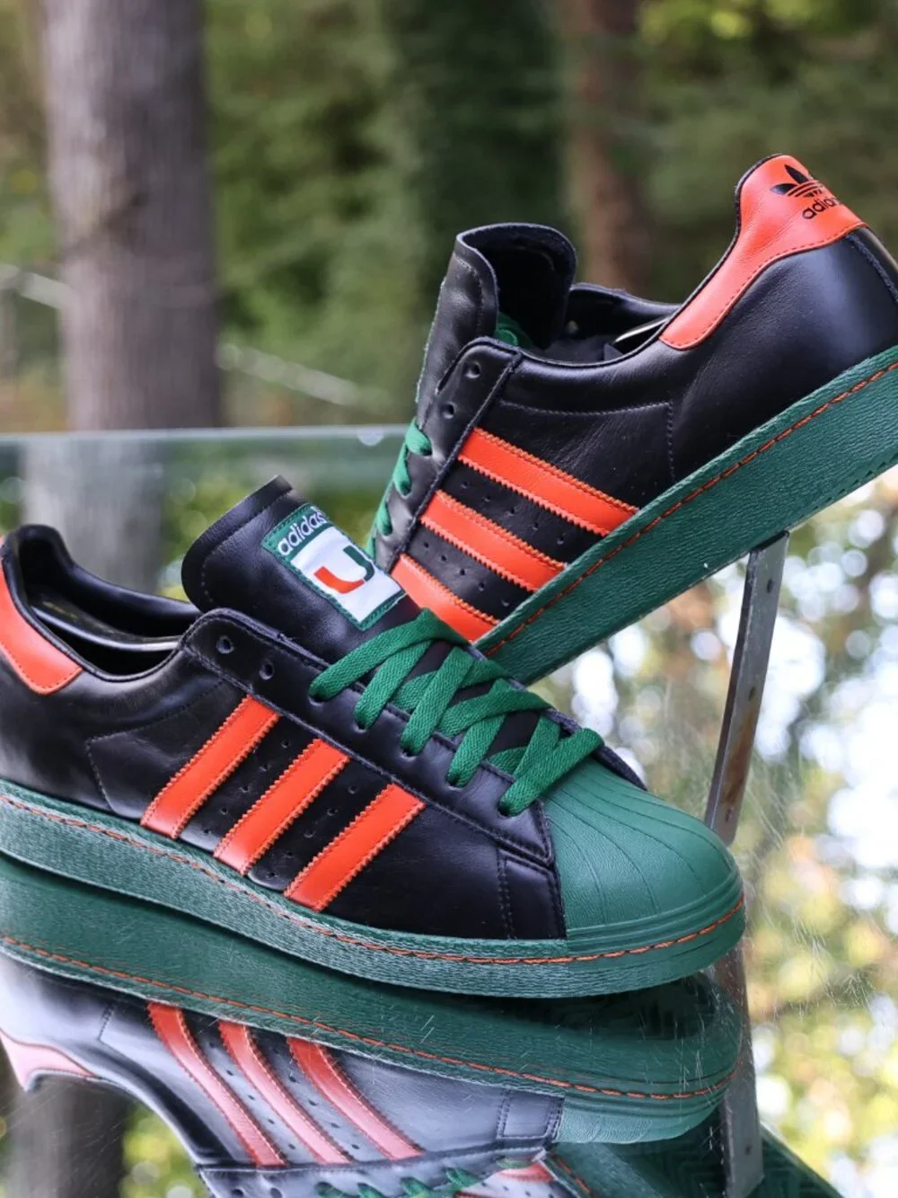 Adidas miadidas Superstar Miami Hurricanes 2015 B91258 Men's 10.5